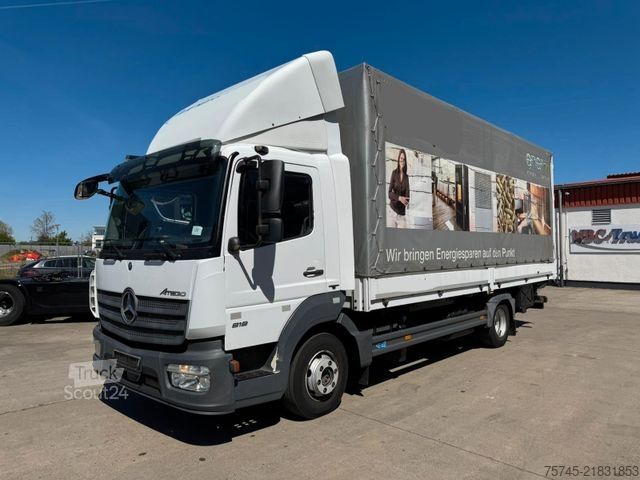 Nákladné auto s plochou korbou a plachtou MERCEDES-BENZ ATEGO 818 *  * LBW * AUTOMATIK * 8.600 KG *
