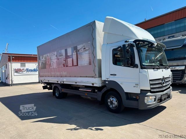 Nákladné auto s plochou korbou a plachtou MERCEDES-BENZ ATEGO 818 *  * LBW * AUTOMATIK * 8.600 KG *
