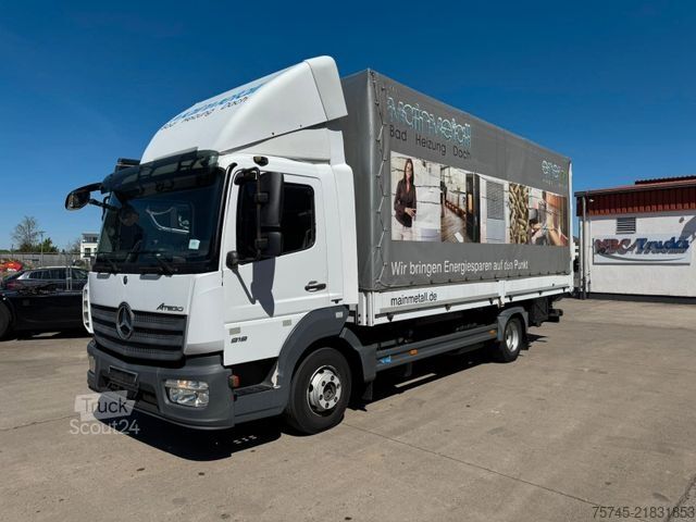 Nákladné auto s plochou korbou a plachtou MERCEDES-BENZ ATEGO 818 *  * LBW * AUTOMATIK * 8.600 KG *