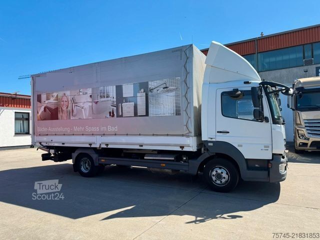 Nákladné auto s plochou korbou a plachtou MERCEDES-BENZ ATEGO 818 *  * LBW * AUTOMATIK * 8.600 KG *