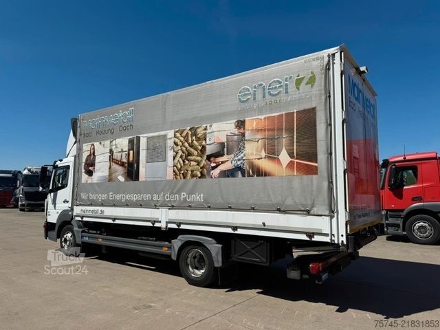 Nákladné auto s plochou korbou a plachtou MERCEDES-BENZ ATEGO 818 *  * LBW * AUTOMATIK * 8.600 KG *