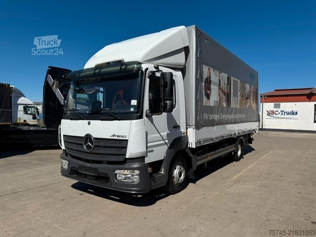 Nákladné auto s plochou korbou a plachtou MERCEDES-BENZ ATEGO 818 *  * LBW * AUTOMATIK * 8.600 KG *