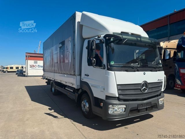 Nákladné auto s plochou korbou a plachtou MERCEDES-BENZ ATEGO 818 *  * LBW * AUTOMATIK * 8.600 KG *