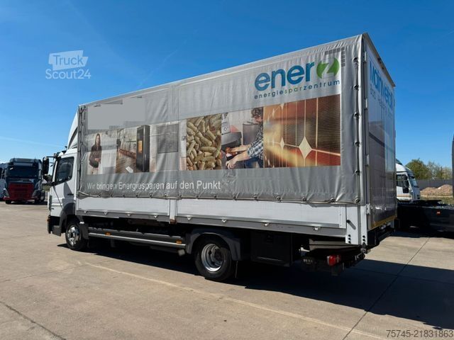 Nákladné auto s plochou korbou a plachtou MERCEDES-BENZ ATEGO 818 *  * LBW * AUTOMATIK * 8.600 KG *