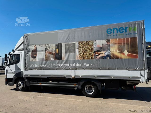 Nákladné auto s plochou korbou a plachtou MERCEDES-BENZ ATEGO 818 *  * LBW * AUTOMATIK * 8.600 KG *