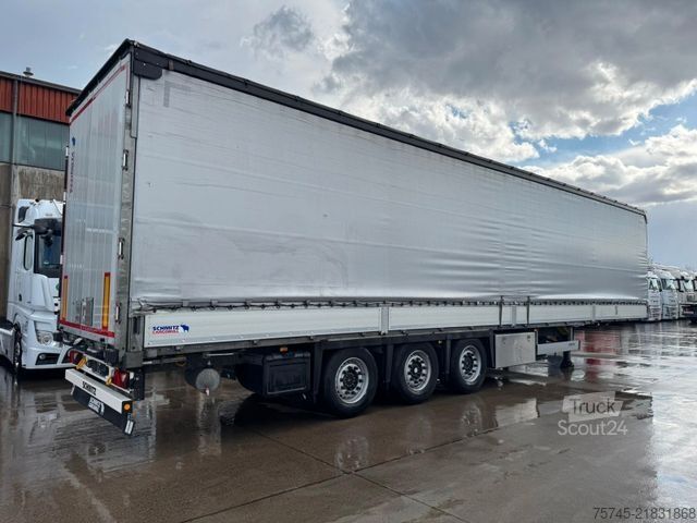 Otvorena poluprikolica sa ceradom SCHMITZ CARGOBULL SCB*S3T *  STANDART * LIFTACHSE * HUBDACH *