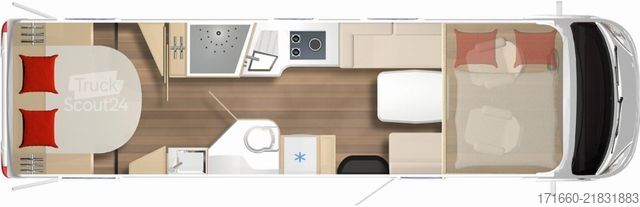 Integrētais kemperis BÜRSTNER Elegance I 920 G Verfügbar ab November 2026