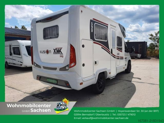 Autorulotă semi-integrată ILUSION XMK 590 FFH Premium Tageszulassung