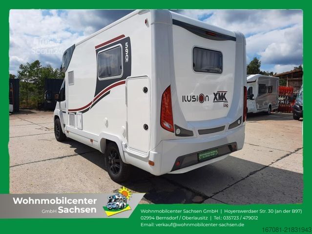 Autorulotă semi-integrată ILUSION XMK 590 FFH Premium Tageszulassung