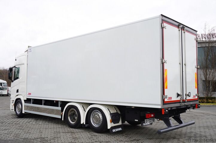 хладилен камион SCANIA R500 6x2 / Kiesling meat hook refrigerat