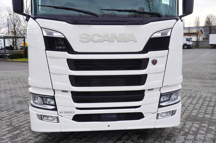 хладилен камион SCANIA R500 6x2 / Kiesling meat hook refrigerat