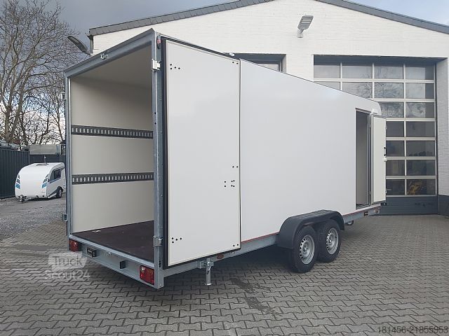 Kasa dorse trailershop Werkstatt Koffer Tür mobil Lager 550x200x210cm