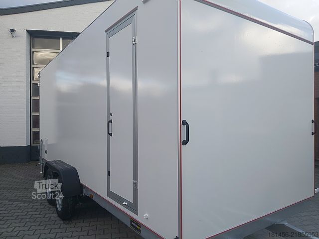 Kasa dorse trailershop Werkstatt Koffer Tür mobil Lager 550x200x210cm