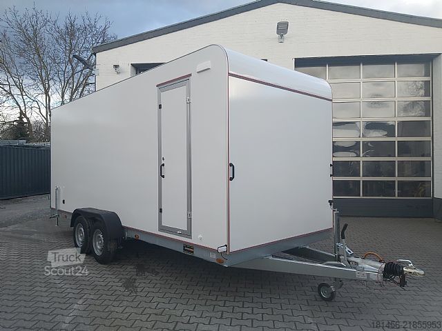 Kasa dorse trailershop Werkstatt Koffer Tür mobil Lager 550x200x210cm