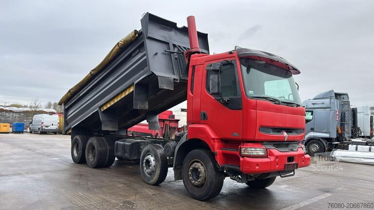 Volquete Renault Kerax 370 (LAMES / STEEL SUSP. / BIG AXLE / GRA...