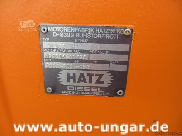 Broyeurs Jensen A3 DI Holzhäcksler Chipper Hatz Diesel M