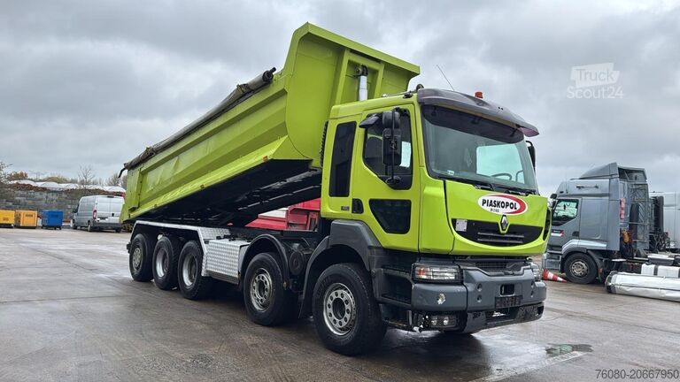 Damperli kamyon Renault KERAX 420 (10X4 / 43 TONNES !! / LAMES / GRAND ...