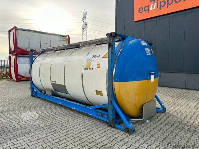 Contenitore cisterna Van Hool 20FT SWAPBODY 30.800L, UN PORTABLE, T7