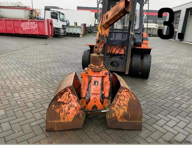 Erdgreifer DAF Kipper/kraan Sand Grabs and Pallethooks