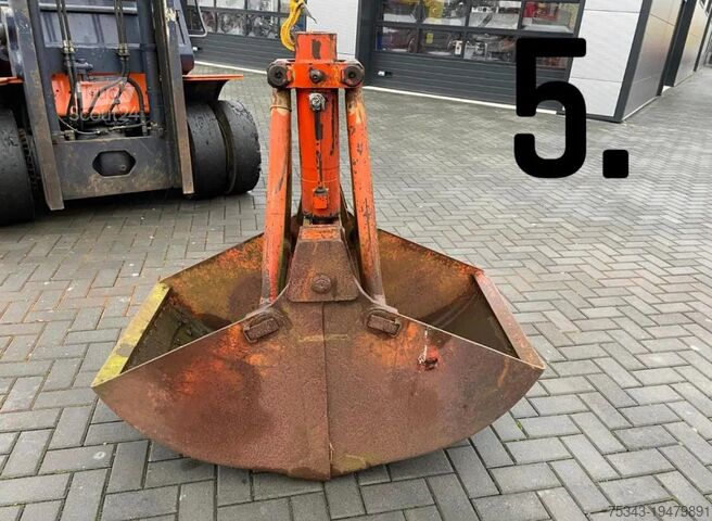 Erdgreifer DAF Kipper/kraan Sand Grabs and Pallethooks