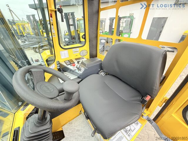 Four-way forklift Combilift C4000 GAS DUPLEX 4600 FREE-LIFT CABIN