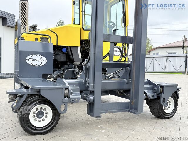 Four-way forklift Combilift C4000 GAS DUPLEX 4600 FREE-LIFT CABIN