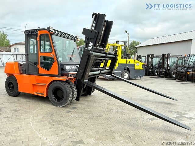 Carrello elevatore a quattro ruote DOOSAN 70 / DUPLEX / FORK 2500MM / POSITIONER