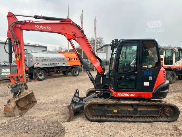 Mini-pelle KUBOTA KX 080-4 alpha Kettenbagger / AC / 40.500 EUR