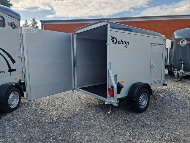 Boxtrailer Debon C 255 Alukoffer Seitentür 1300kg 100kmH