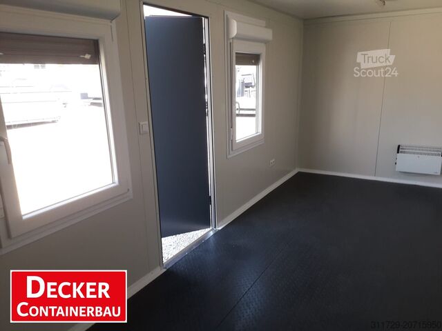 Stambeni kontejner Decker Containerbau Bürocontainer 20ft, auf ABR, sofort
