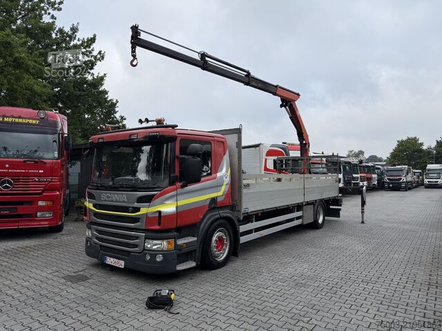 Krautuvas sumontuotas ant sunkvežimio Scania P410 4X2 Palfinger PK 13001