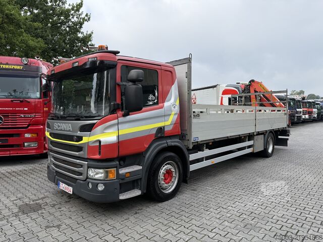 Platforminis sunkvežimis Scania P410 4X2 Palfinger PK 13001