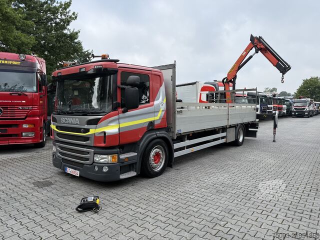 Platforminis sunkvežimis Scania P410 4X2 Palfinger PK 13001