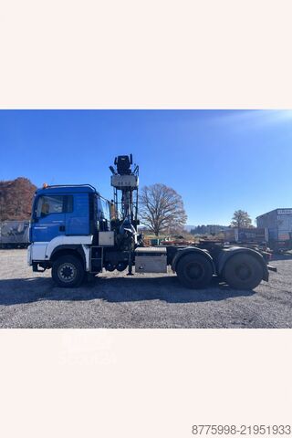 Tracțiune integrală 6x6 cu macara Penz 15Z9.50 Man 33.480 TGS 6X6 ALLRAD