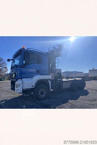 Tracțiune integrală 6x6 cu macara Penz 15Z9.50 Man 33.480 TGS 6X6 ALLRAD