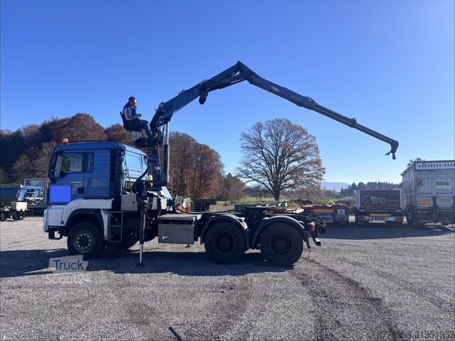 Tracțiune integrală 6x6 cu macara Penz 15Z9.50 Man 33.480 TGS 6X6 ALLRAD