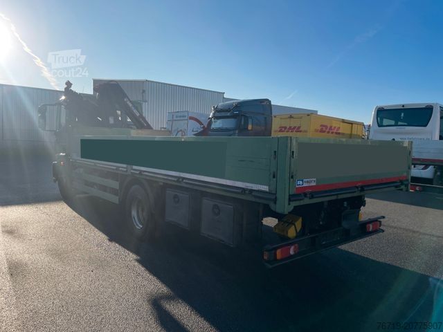 Vrachtauto met open laadbak IVECO EuroCargo 160E25 Pritsche/Kran Euro 6,1.Hand