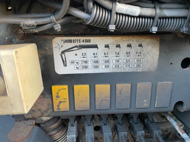 Vrachtauto met open laadbak IVECO EuroCargo 160E25 Pritsche/Kran Euro 6,1.Hand