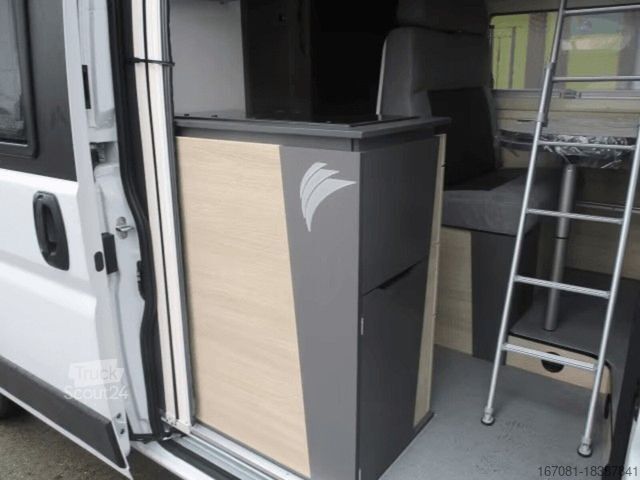 Camper van DREAMER Fun D55 UP Messe-Leipzig-Halle 5A-Stand33