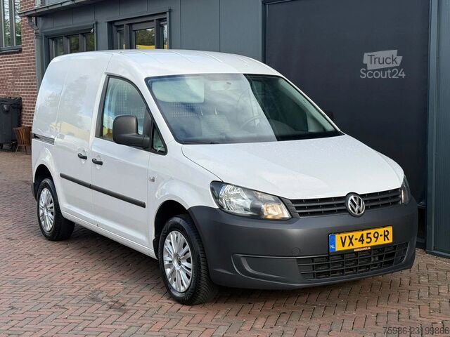 Volkswagen Caddy 1.6 TDI L1 Klimatyzacja Tempomat Serwisowany u dealera Półskórzana tapicerka VW Caddy 1.6 TDI L1 Clima Cruise Dealer Onderhoude...