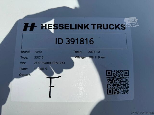 валіза Iveco Daily 35C15 AHK Airco Laadklep/LBW APK/TUV 09-2...