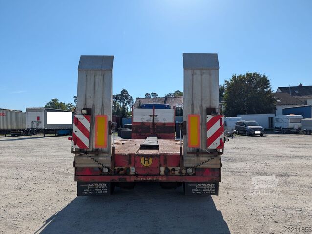 LinTrailers nizkopodni polpriklopnik z izvlečnim dnom LinTrailers Tiefbet ausziehbar
