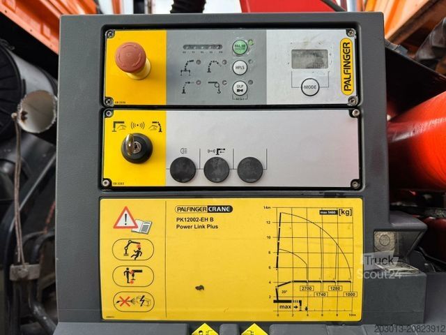 Gru montata su autocarro MAN TGS 18.360 4x4 Kipper Kran PALFINGER Winterd.