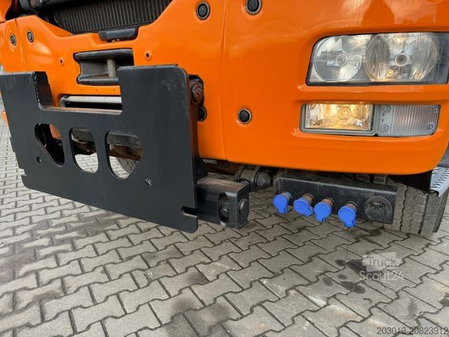 Gru montata su autocarro MAN TGS 18.360 4x4 Kipper Kran PALFINGER Winterd.