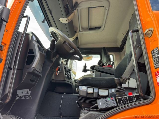 Autocarro ribaltabile MAN TGS 18.360 4x4 Kipper Kran PALFINGER Winterd.