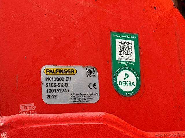 Autocarro ribaltabile MAN TGS 18.360 4x4 Kipper Kran PALFINGER Winterd.