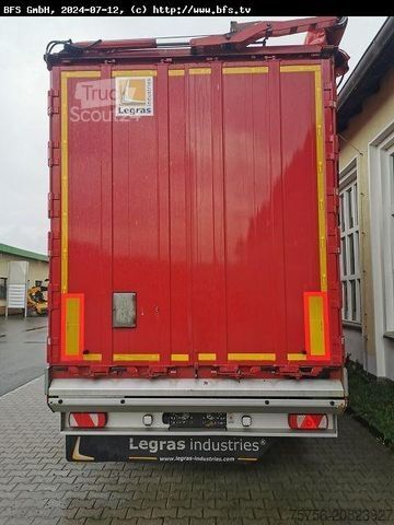 Návěs s pohyblivou podlahou LEGRAS Schubboden FMA hydraulisches Verdeck ecotop, hyd