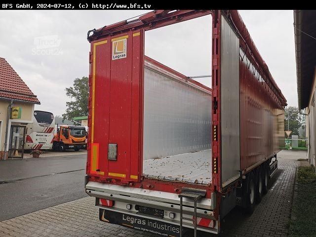 Návěs s pohyblivou podlahou LEGRAS Schubboden FMA hydraulisches Verdeck ecotop, hyd