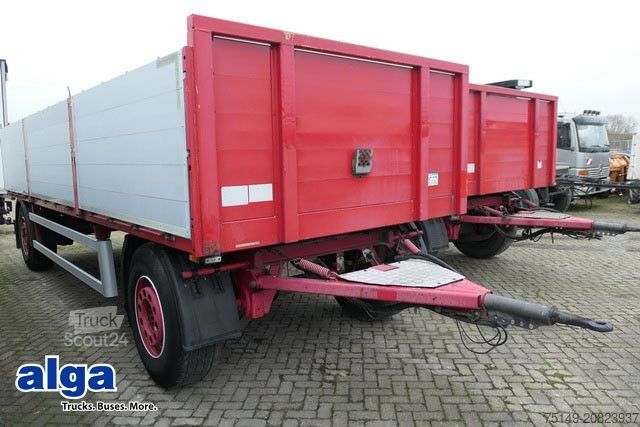 Reboque aberto  Wilken A18-4-3, Baustoff, SAF, Luftfederung