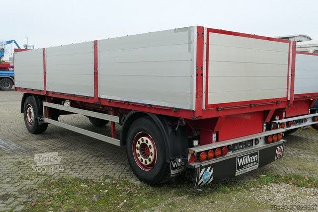Reboque aberto Wilken A18-4-3, Baustoff, SAF, Luftfederung